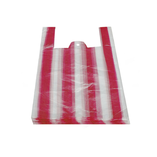 Hemdchentragetaschen gestreift 24+11x44 cm (100 Stk.)
